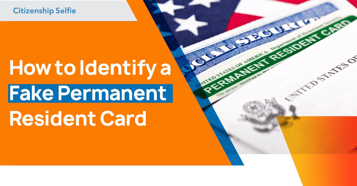 Fake Permanent Resident Card