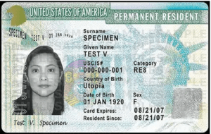 Identify a Fake Permanent Resident Card